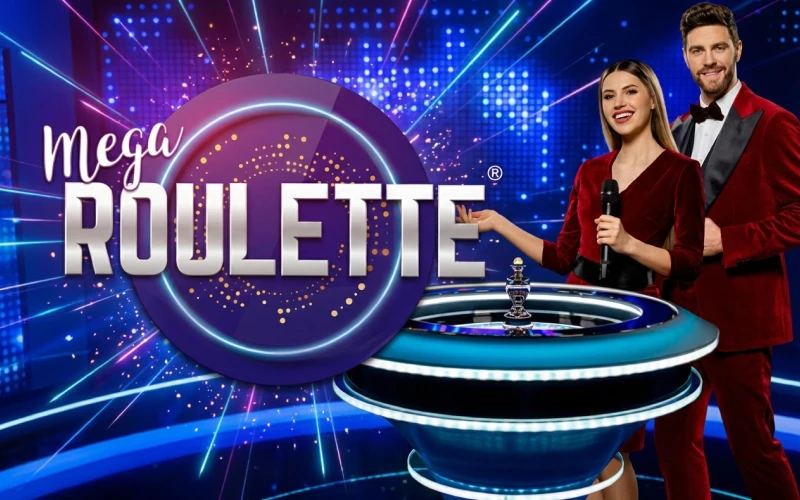 Mega Roulette te ofrece multiplicadores aumentados en 1win.