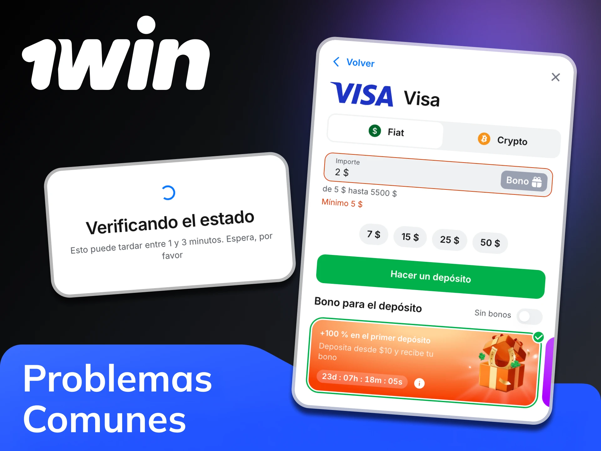 Conoce algunos problemas comunes relacionados con los depósitos y retiros en 1Win.