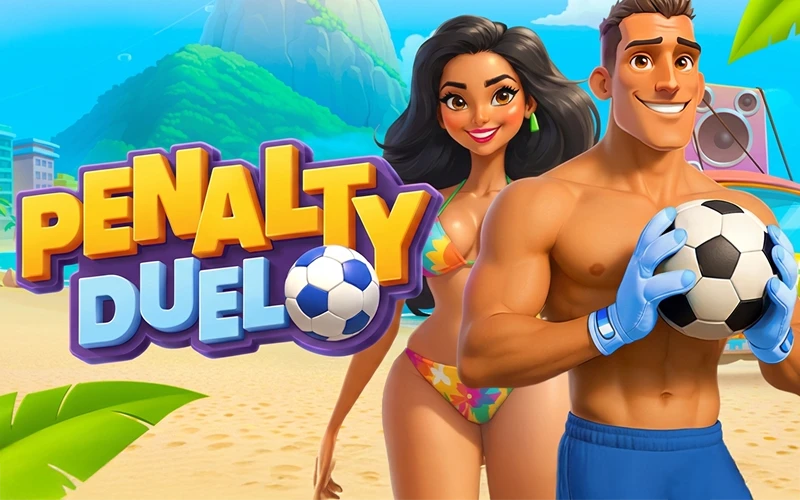 Prueba el juego de choque con temática futbolística Penalty Duel en 1win.