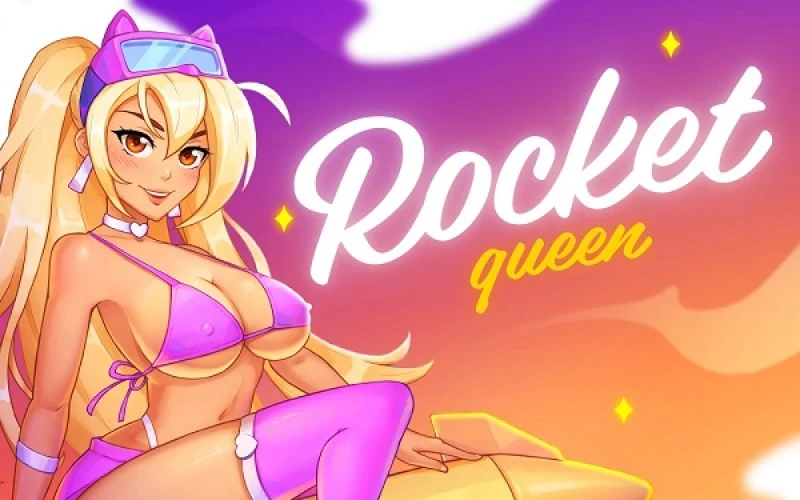 Disfruta jugando al juego Crash Rocket Queen de 1win.