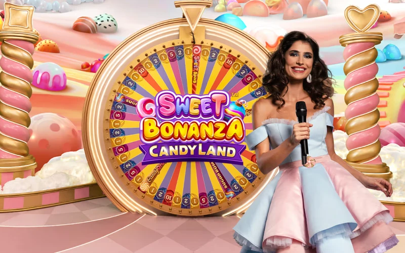 Gira la ruleta en Sweet Bonanza CandyLand en 1win.